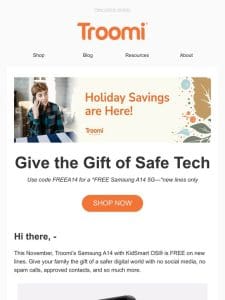 Invest in your child’s online safety with Troomi