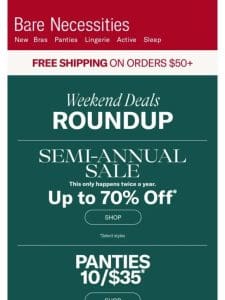 Saturday Steals: Up To 70% Off， Choose Your FREE Sleepwear & More
