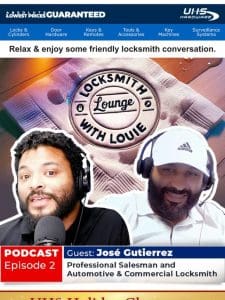 Join us Locksmith Lounge Ep. 2 Now Streaming