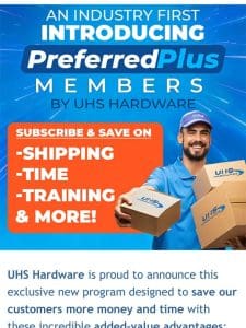 ✅ Locksmiths – Save BIG on Shipping， More with Preferred Plus