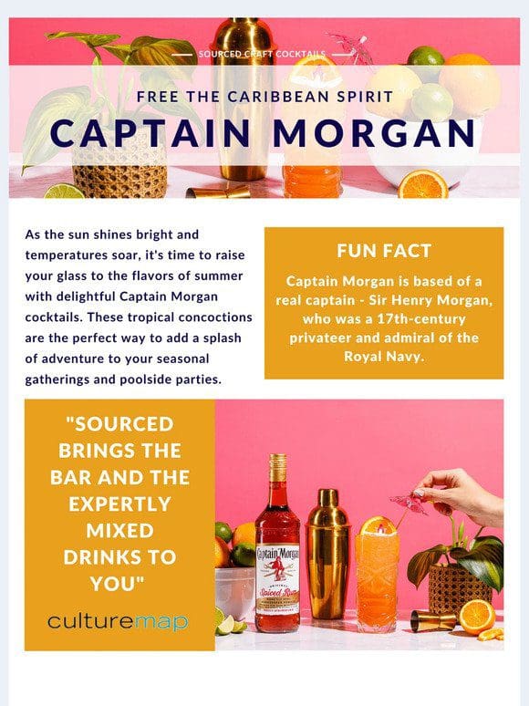 Captain Morgan – Free The Caribbean Spirit