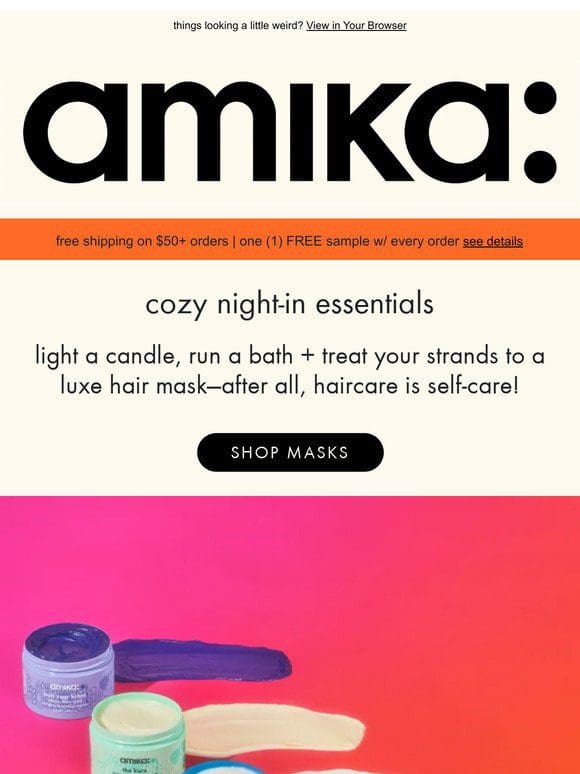 masks you need for your night in  ️