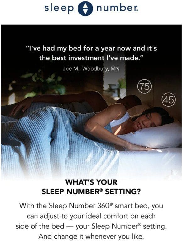 What’s your Sleep Number setting?