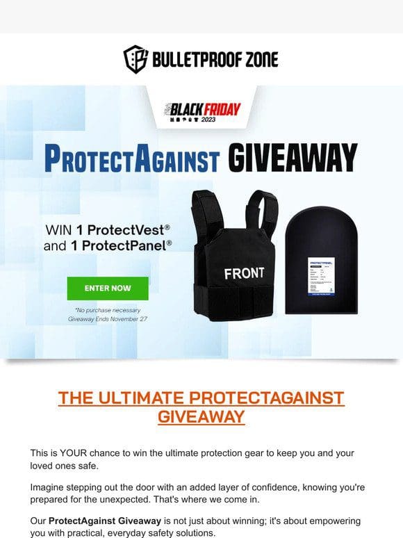 Armor Up for FREE! Win a ProtectAgainst Giveaway!