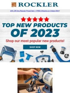 Top New Products of 2023 + 20% OFF One Item!
