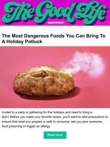 The most dangerous foods you can bring to a holiday potluck