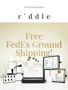 Free FedEx Shipping Offer