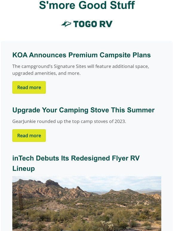 KOA is adding premium accommodations to its campgrounds  ️
