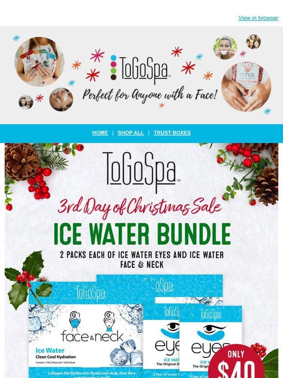 3rd Deal of December!! Ice Water Bundle!