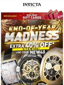 EXTRA 40% OFF SITEWIDE! End-Of-Year MAAAD DEALS!!