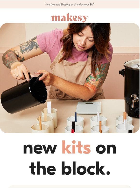 alert! NEW candle pro kits， starter kits & discovery kits just dropped  ✨