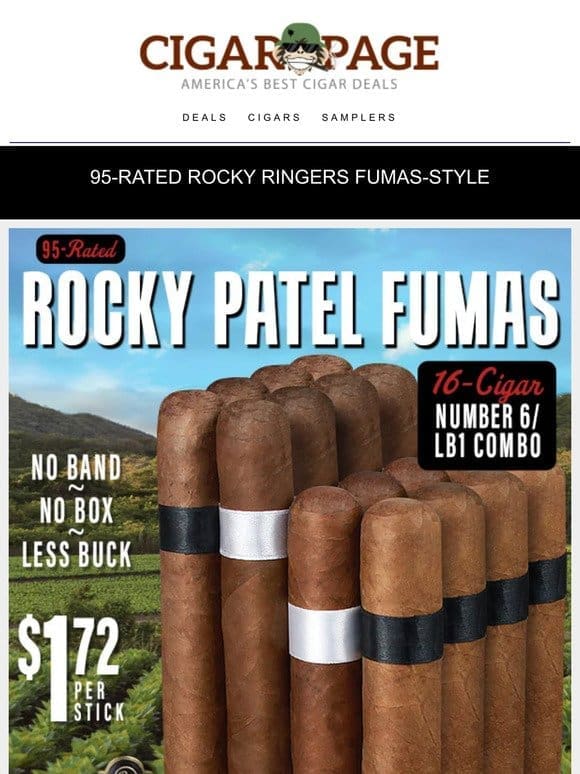 $1.72 Rocky Patel Fumas