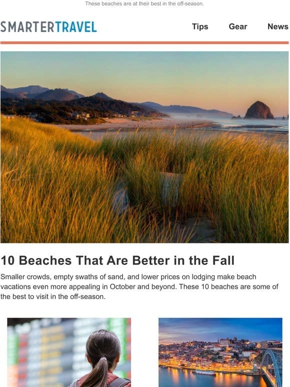 10 Beaches That Are Better in the Fall