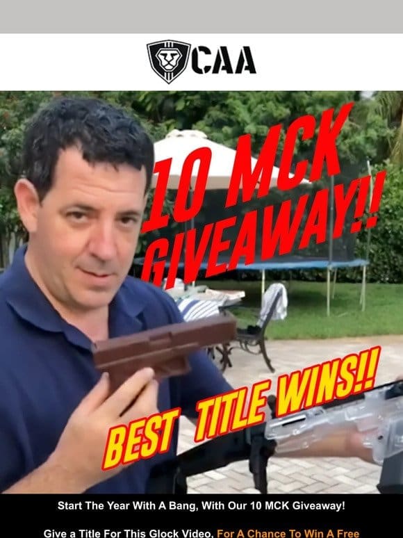 10 MCK Giveaway – Help Us Name This Video