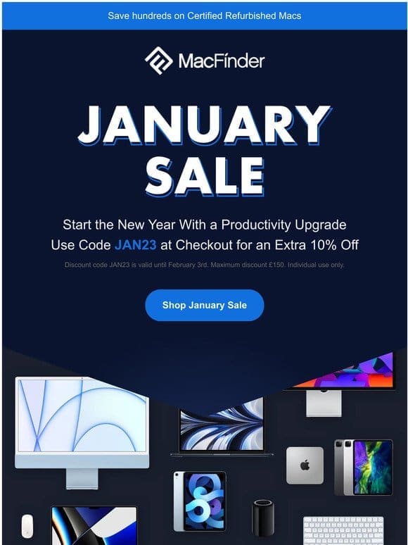 10% Off All Macs Until February 3rd!