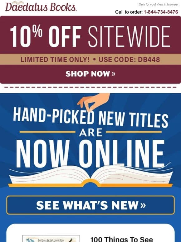 10% Off! Sitewide Savings. Special Offer
