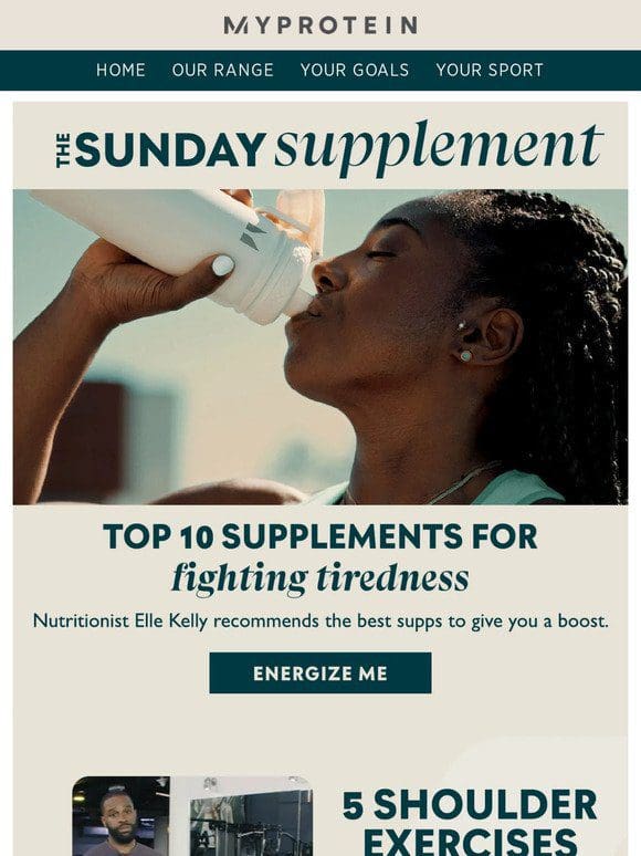 10 supps for boosting energy