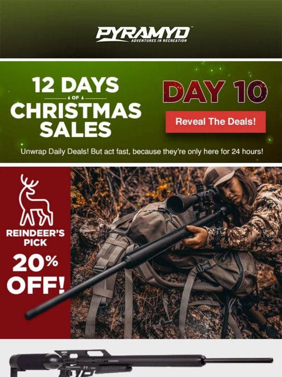 $110 Off for Day 10 Deals!