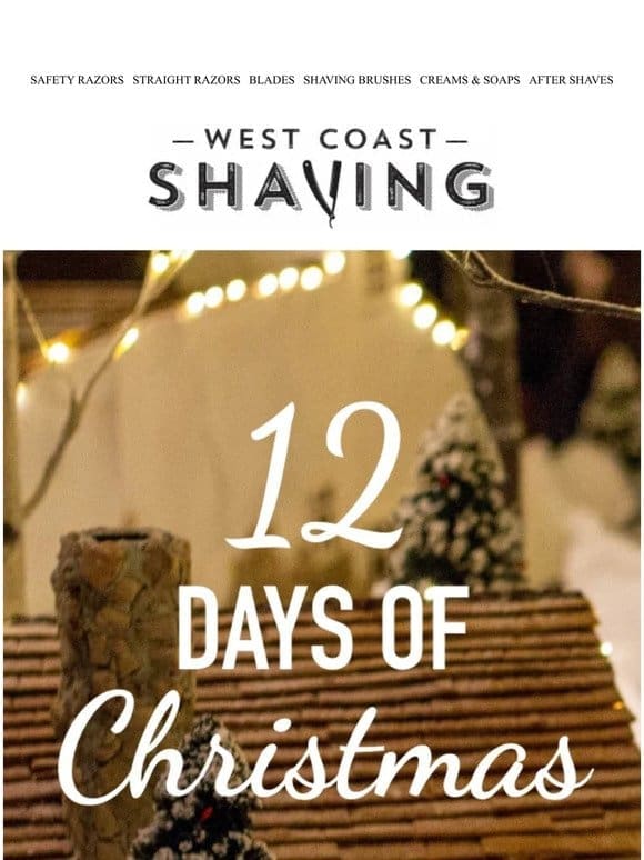 12 Days of Christmas: 30% Off Signature Shaving Brushes