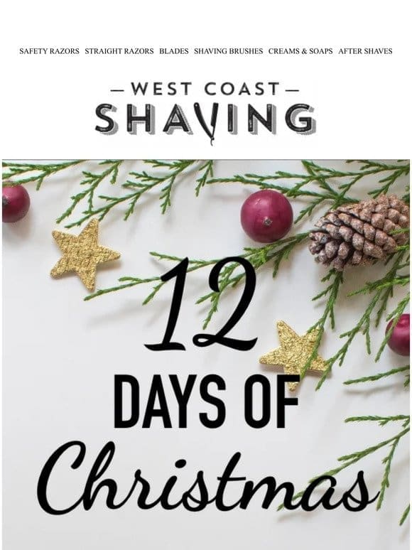 12 Days of Christmas: 35% Off Basic Shaving Brushes