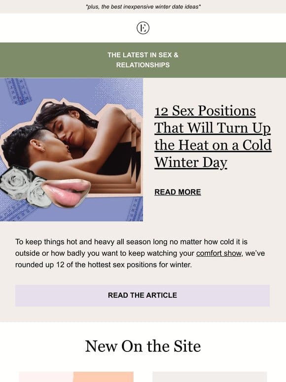12 Sex Positions That Will Turn Up the Heat on a Cold Winter Day
