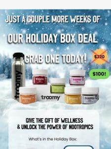 $120 OFF Troomy’s Holiday Box