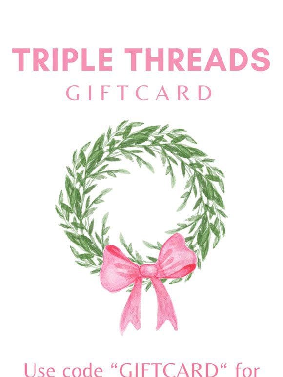 15% OFF GIFTCARD SALE