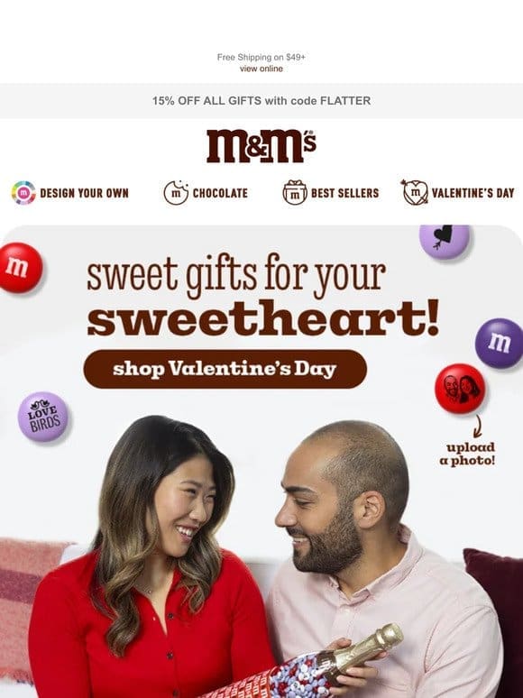 15% off Gifts + Valentine’s Day Ideas