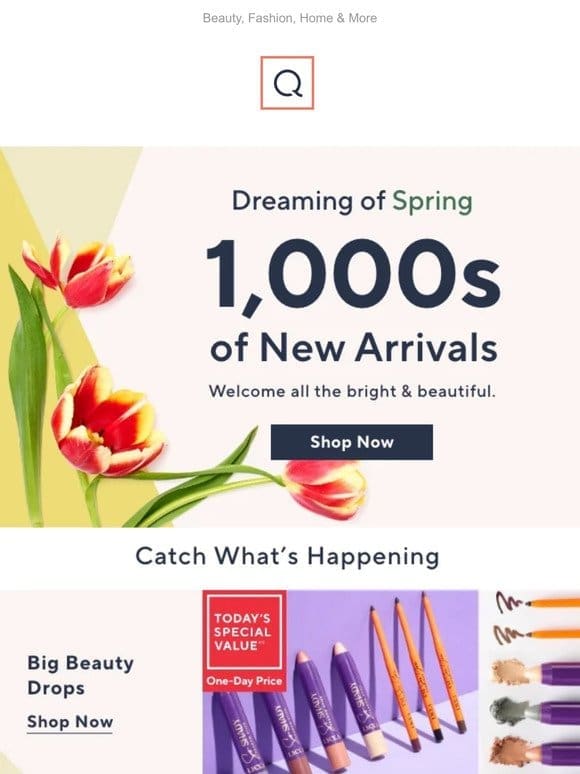 1，000s of New! Here Comes Spring