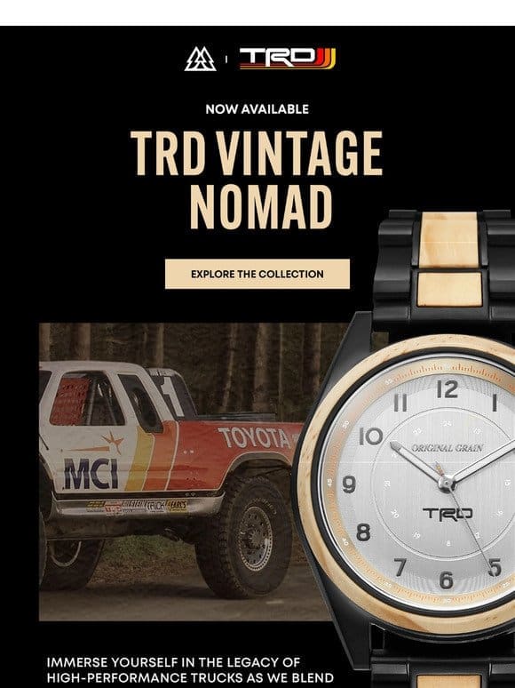 2 New TRD Timepieces