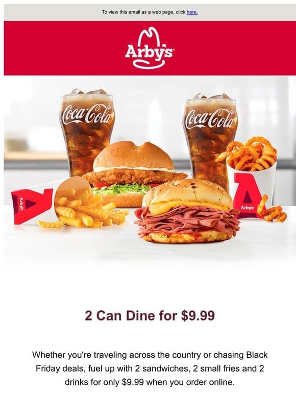 2 can dine for $9.99