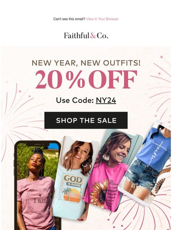 20% OFF For The Last Sale of The Year!