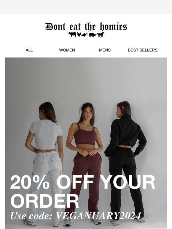 20% OFF Sitewide Sale is ON