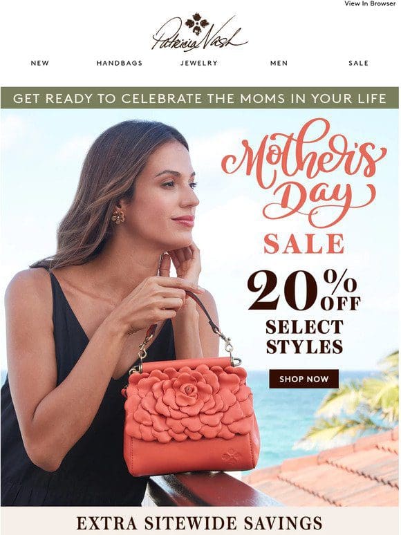 20% Off Selects + Gift Card with Purchase | Mother’s Day Sale!
