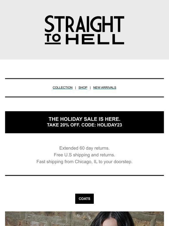 20% Off | The Holiday Sale Is Here