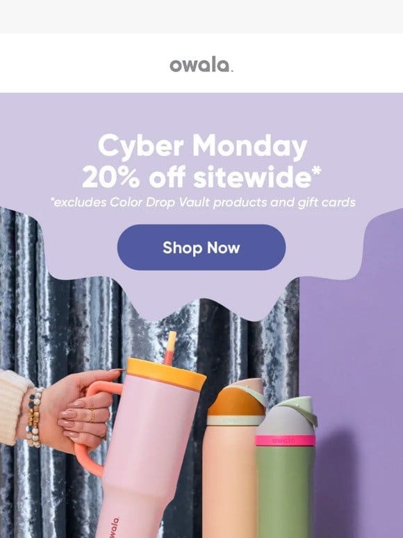 20% off: this CYBER MONDAY deal is