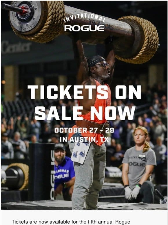 2023 Rogue Invitational Tickets On Sale Now