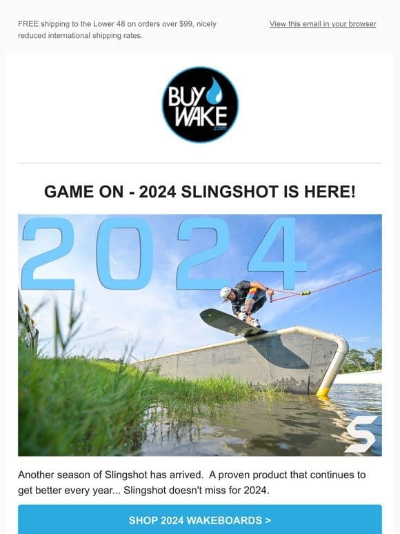 2024 Slingshot is LIVE