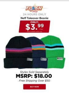 24 HOURS ONLY | NEFF BEANIE | FLASH SALE
