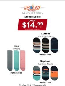 24 HOURS ONLY | STANCE SOCKS | FLASH SALE