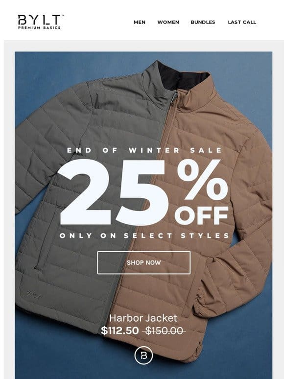 25% OFF Winter Must Haves ✅