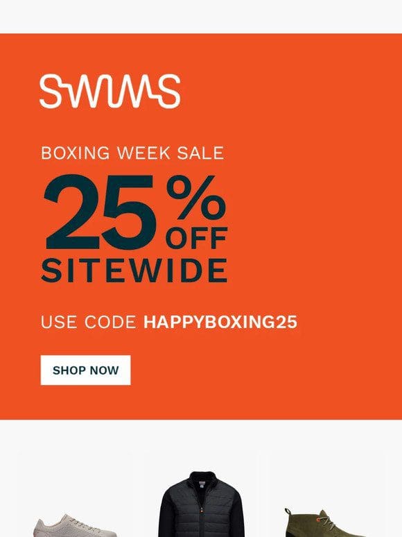 25% Off Sitewide is on!