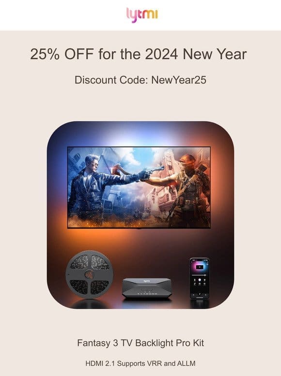 25% off for the 2024 new year.
