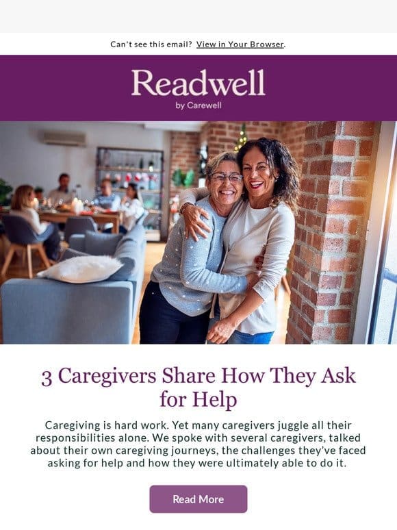 3 Caregivers share how they learned to ask for help & support