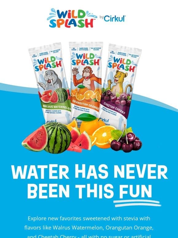 3 New Wild Splash Flavors!