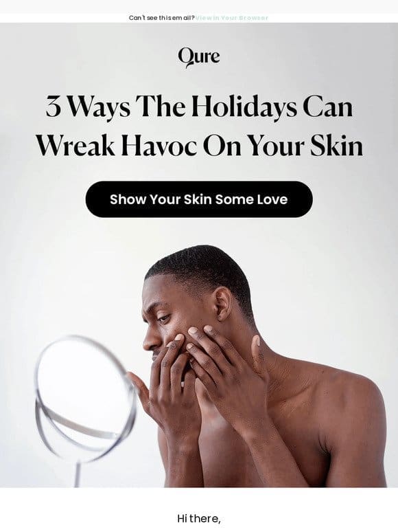 3 Ways The Holidays Can Hurt Your Skin