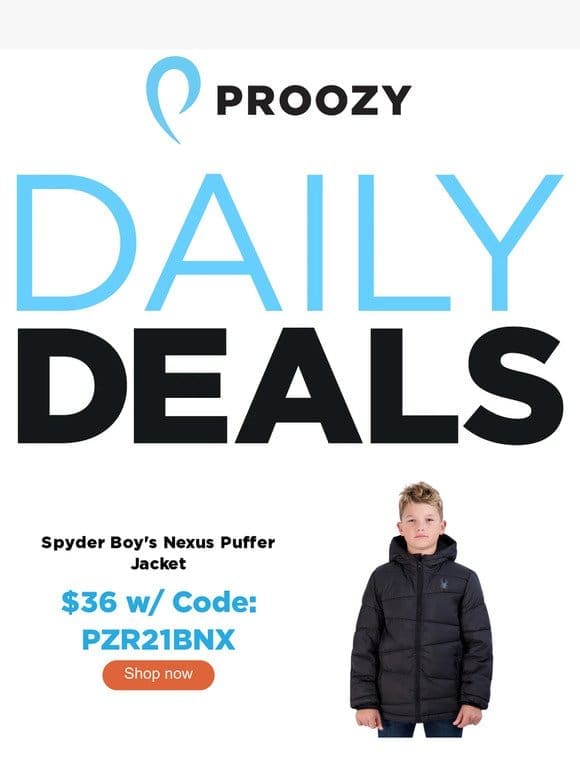3 for $68 Spyder Polos | $55 Spyder Puffer Coat | $23 IZOD Stretch Jeans & Much More!