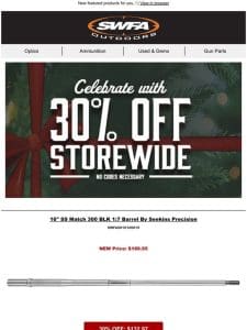 30% OFF EVERYTHING – Last minute Christmas gifts