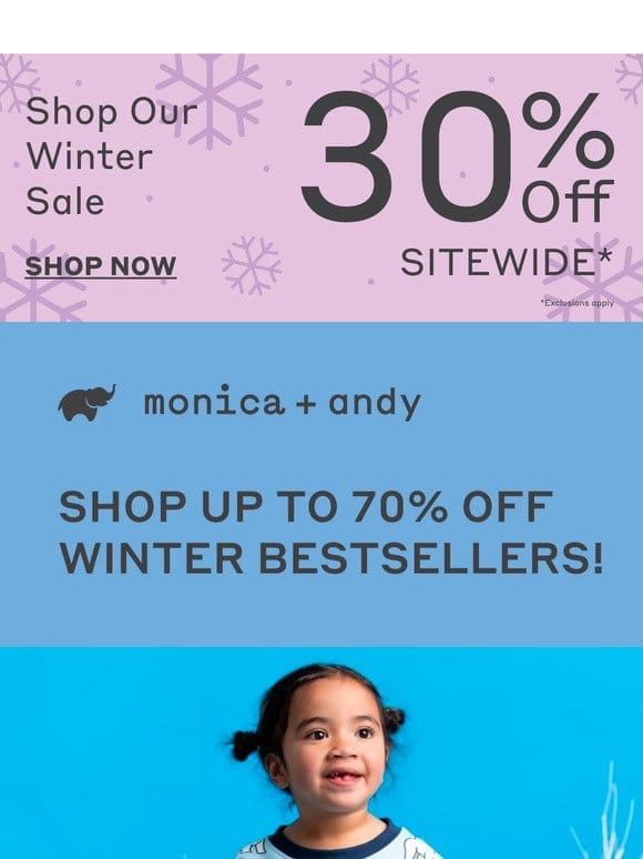 30% Off + Up to 70% Off Sale Items