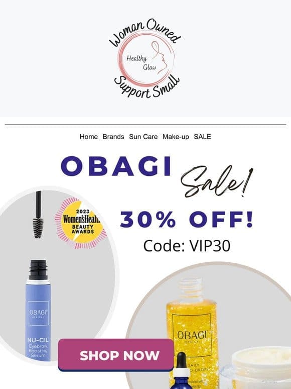30% off Obagi starts now!